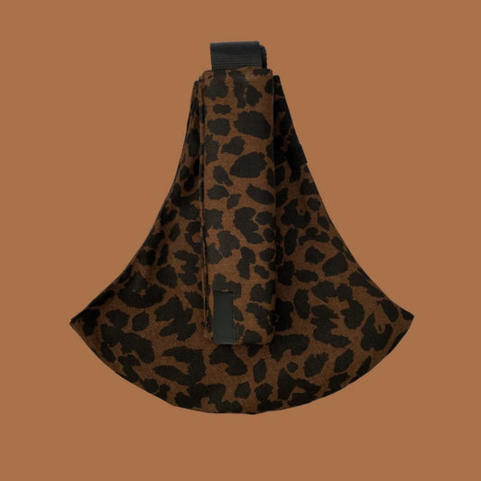 Toddler Carrier Leopard Print Brown